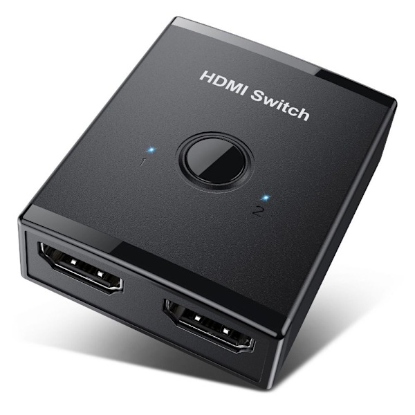 KVM HDMI-yhteensopiva kytkin 2-portinen Box HDMI 2.0 SWITCH HDMI 2.0 Switch