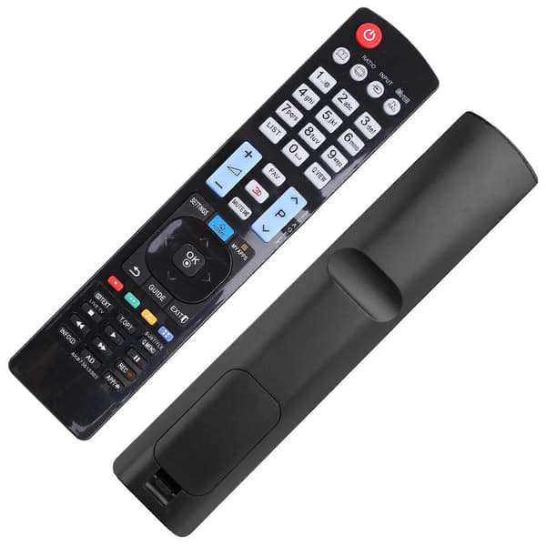 Fjernkontroll for hjemme-TV, ingen programmering nødvendig, AKB73615303, passer for LG_tfrf