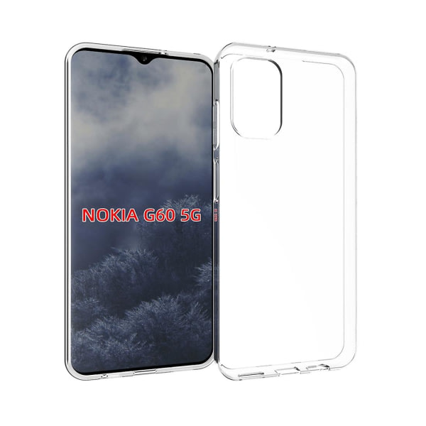 Vattentät Texture Tpu phone case för Nokia G60 5g Transparent ingen