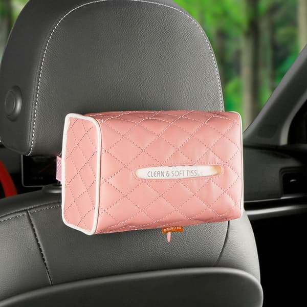 Bil Tørkepapirboks Deksel Papirholder ROSA pink
