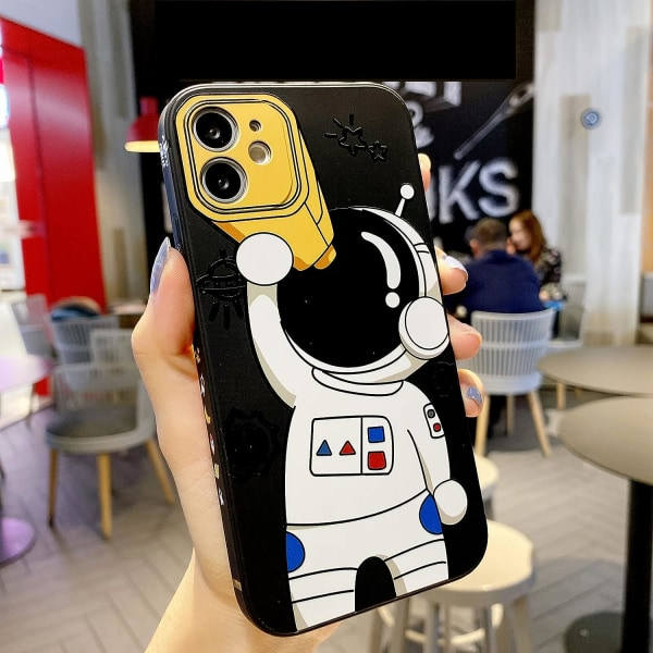 Söpö kotelo iPhone 14:lle, Cartoon Cool Astronaut Space Stylish Des
