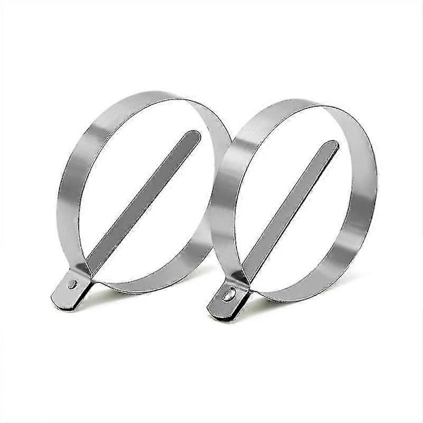 Äggformar i rostfritt stål, 2-pack