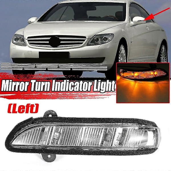 Bil Vänster Dörrspegel Blinkers Lampa För W211 W221 W219 2007-2011 E320 E350 E550 E63 2198200521_tfrf