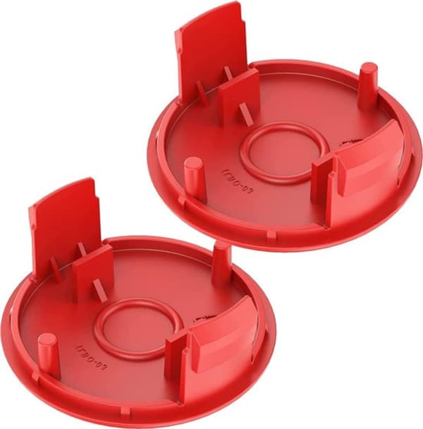 Erstatningsdeksel for Trimmerspole, ABS, 2-pakning Kompatibel med Bosch AFS 23-37 Elektrisk Krattkutter, 3,3 cm Høyde, 7,5 cm Diameter