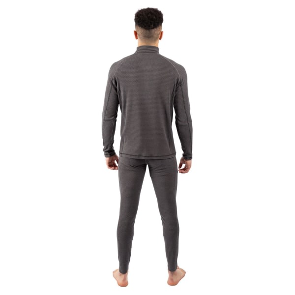 Trespass Herre Del Base Layer Top L Sort/Stormgrå Black/Storm Grey L zdq
