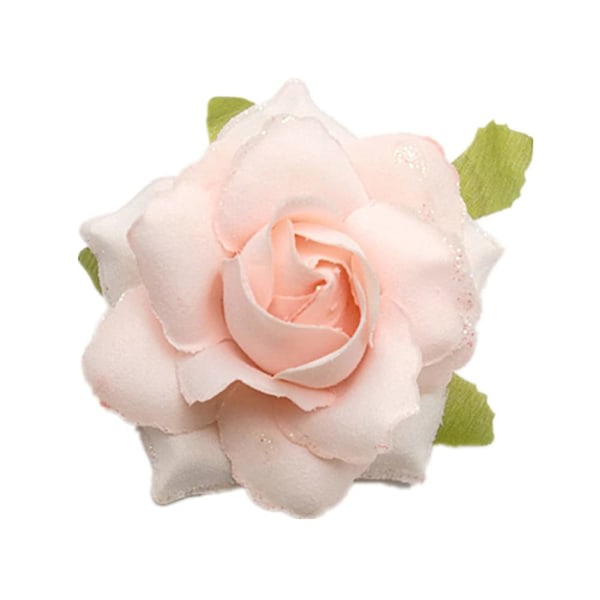 1 stycke färgglad roshuvudbonad brudhårprydnad handgjord blomma huvudbonad (samppanja)