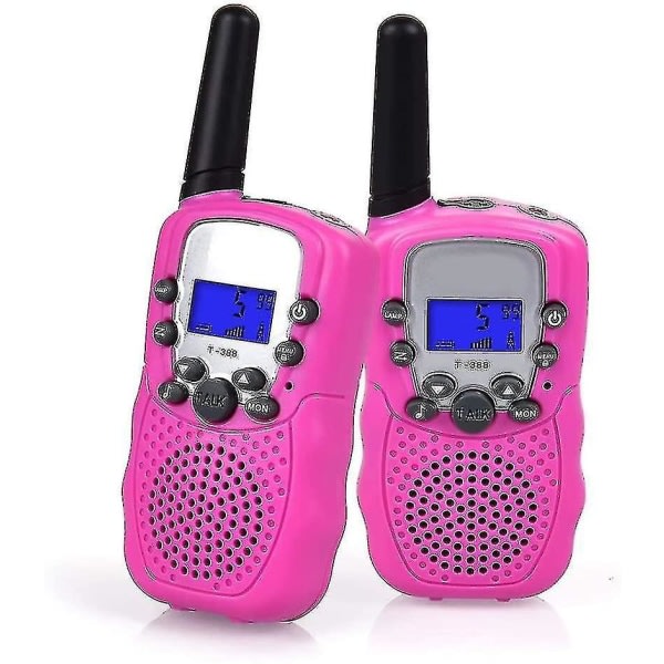 Walkie-talkie-sæt, professionel walkie-talkie-radio til børn, 8-kanals 1-3 km rækkevidde