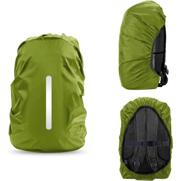 2-pack vattentätt cover för ryggsäck, reflekterande cover för dammtät ryggsäck, pyöräily, vandring, camping, resor CDQ