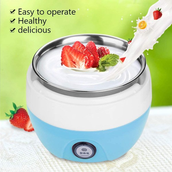 Automatisk yoghurtmaskin i rostfritt stål, elektrisk DIY-yoghurt #1 CDQ