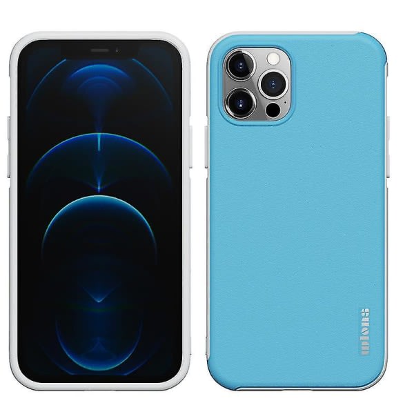 För Iphone 12 Pro Max Guardian Macaron Silikon Hudvänligt Anti-dropp phone case (oranssi) (Färg Blå) null none