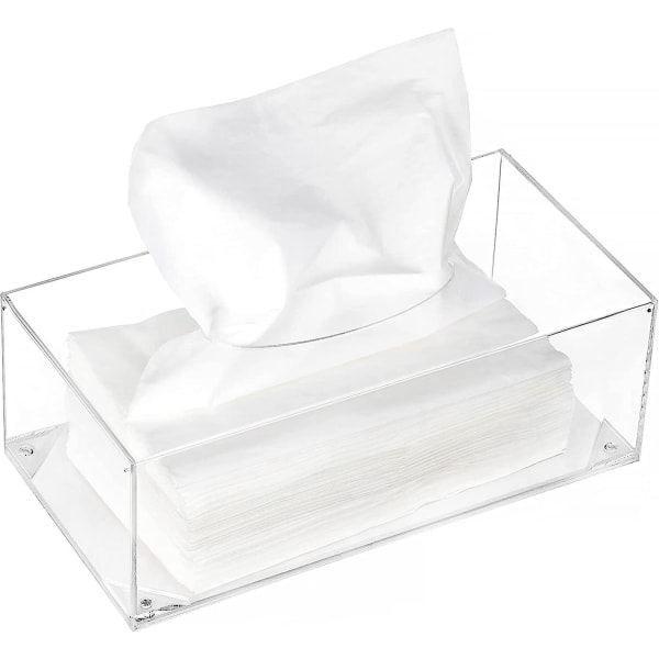 Hållare Tissue Dispenser Box CoverClear Acrylic Rectangle