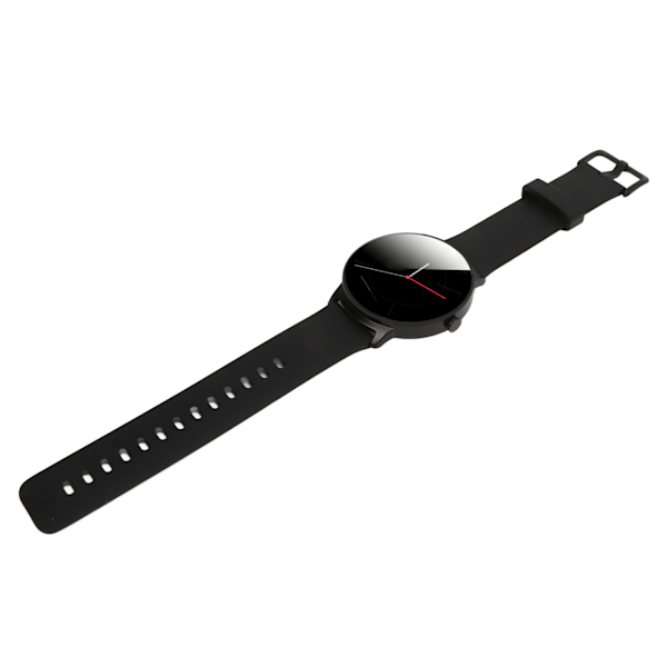 1,32 tommer HD Blodsukker Smartwatch Ikke-invasiv Søvn Kropstemperatur Monitor Sportsur Intelligent Sundhedsovervågning Ur Sort 0.2
