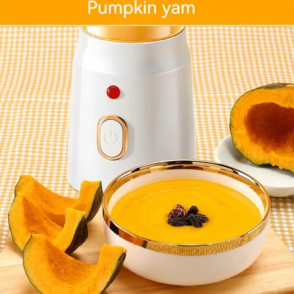 Bærbar trådløs blender elektrisk frugtjuicer maskine til orange isknusning 10 blade hjælpefødevare maskine 1500mA mixer White