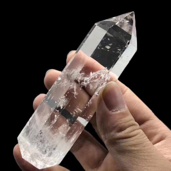 CDQ 1 st klar kvarts kristallpunkt naturlig läkande sten
