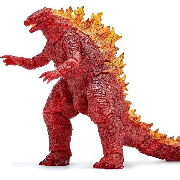 King of The Monsters Toy - Godzilla Action Figur - Dinosaurie rød