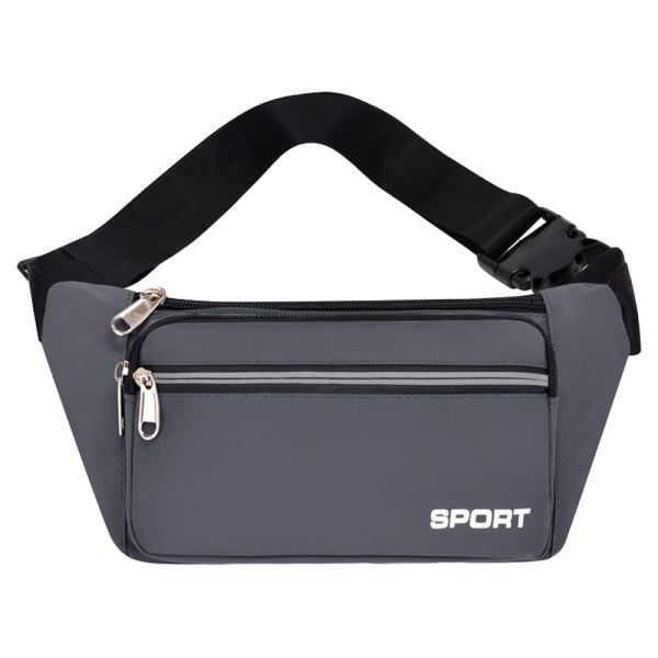 CDQ Crossbody-väska Herr Outdoor Running tunn personlig Fanny Pack