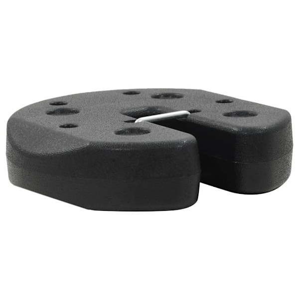 vidaXL Paviljongin painot 4 kpl musta 220x50 mm betoni Black Svart