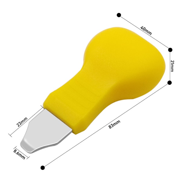 Urverksverktyg - Batteribyte, Klockbatteribyte - Boettöppnare, Gul 4 Stilar A, B, C, D