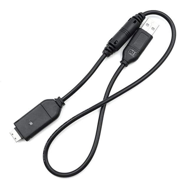 USB-opladnings- og datakabel som erstatning til Samsung digitalkamera, holdbar beskyttelse mod overophedning og overspænding, bærbart strømkabel til rejser