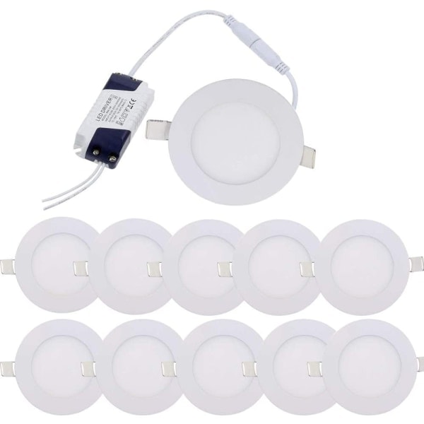 Downlight LED Infelt Tak 10 stk 3W Varmhvit 3000K