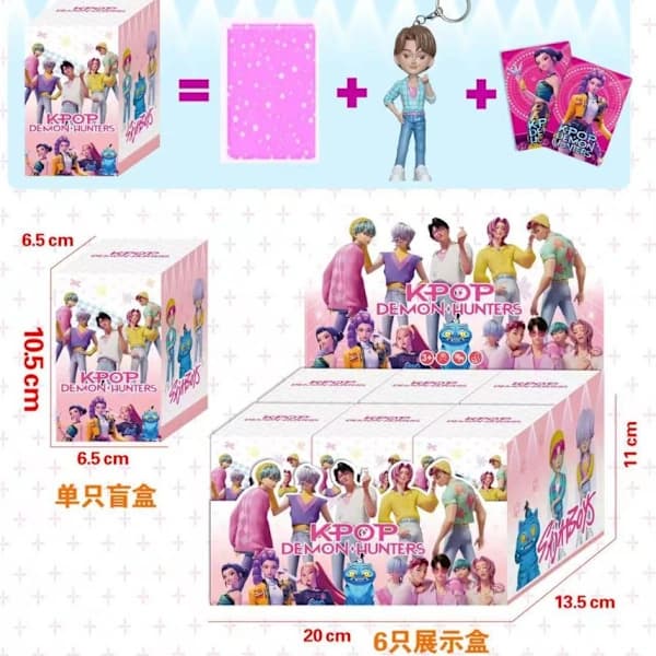 K-POP Demon Hunters Figurer | Idolgruppe Anime Stil Samleobjekter *6 bokser* 6 boxes