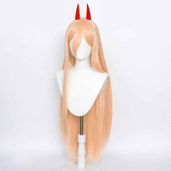 Anime Chainsaw Man Makima Power Cosplay Peruukki Pitkä_tfrf Orange