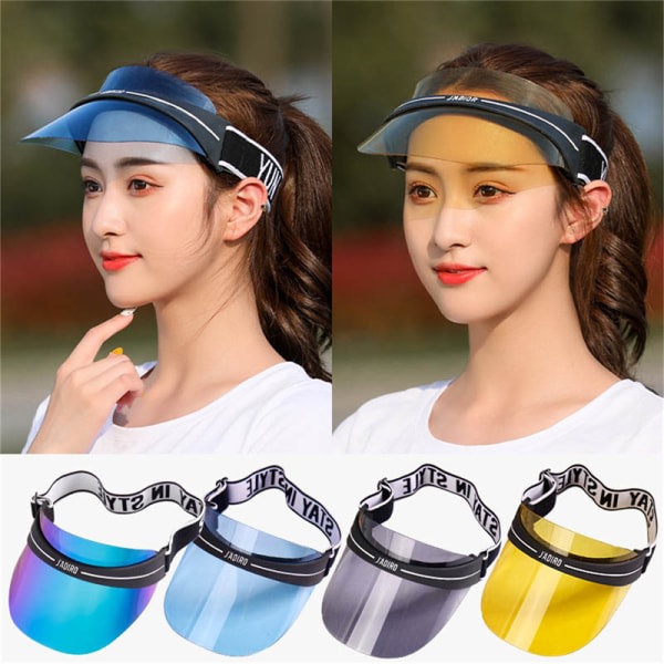 Sommer Solbeskyttelse PVC Tom Hatt Strand Ferie Utendørs Reise A2 One Size