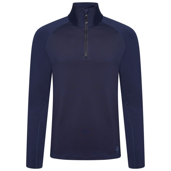 Dare 2B Mens Fuser Core Stretch Halv Zip Thermal Top XS Nightfall Marinblå