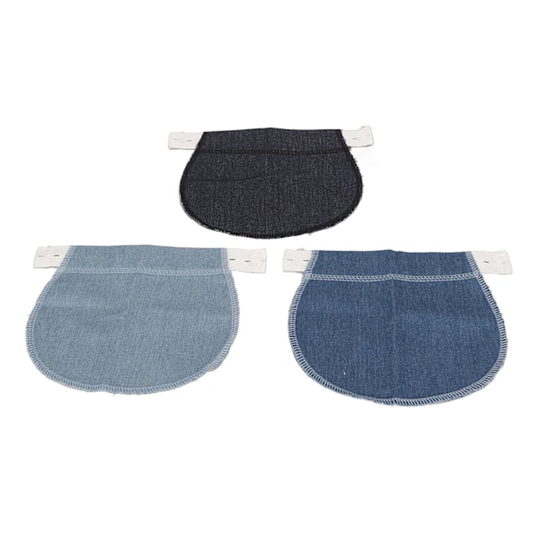 3-pack Graviditetsbyxförlängare Professionell Portabel Justerbar Mjuk Elastisk Graviditetsmidjeförlängare 0.1
