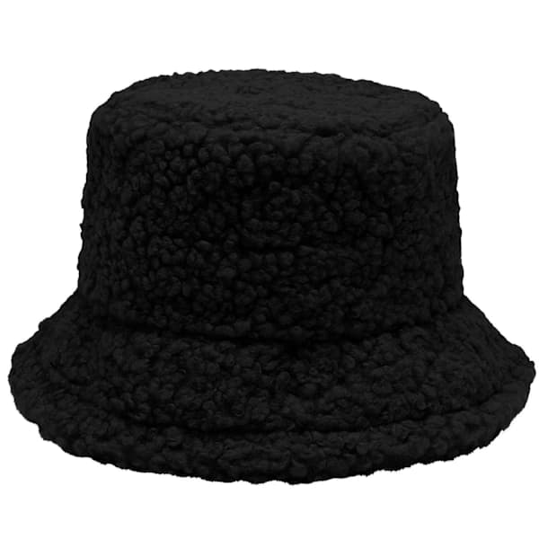 Bucket Hat tekoturkista - Musta Musta