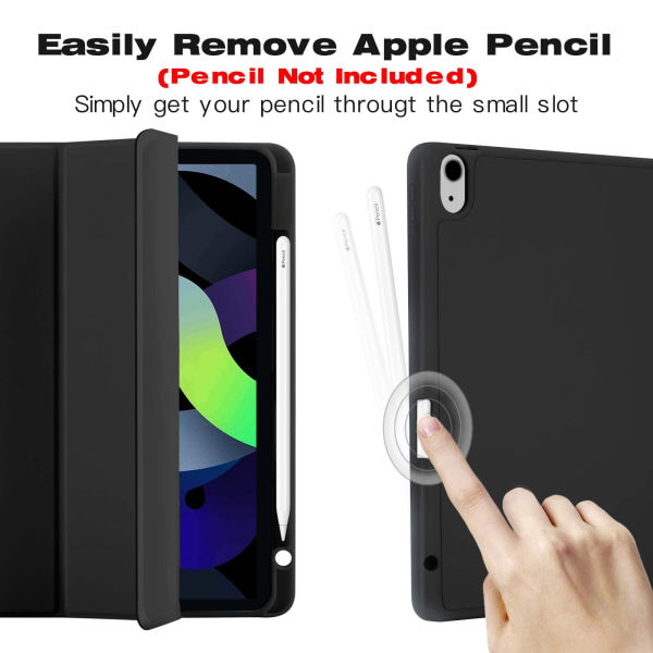 CDQ Tech-Protect Kompatibel med iPad 10.9 2022 Cover SmartCase sort
