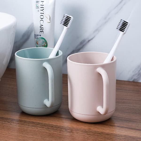 Set med 2 badrumsmuggar, tandborsthållare, 300 ml_tfrf