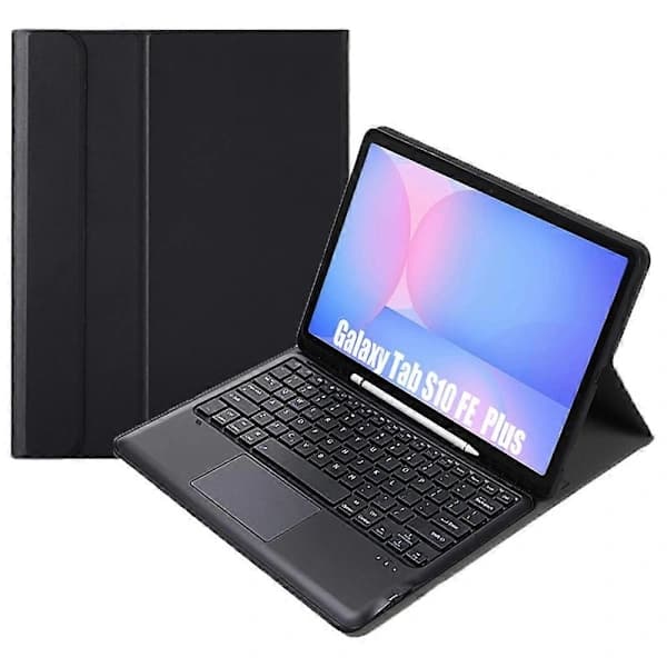 Bluetooth-tastatur kompatibelt med Galaxy Tab S10 FE+ - Perfekt Svart_tfrf