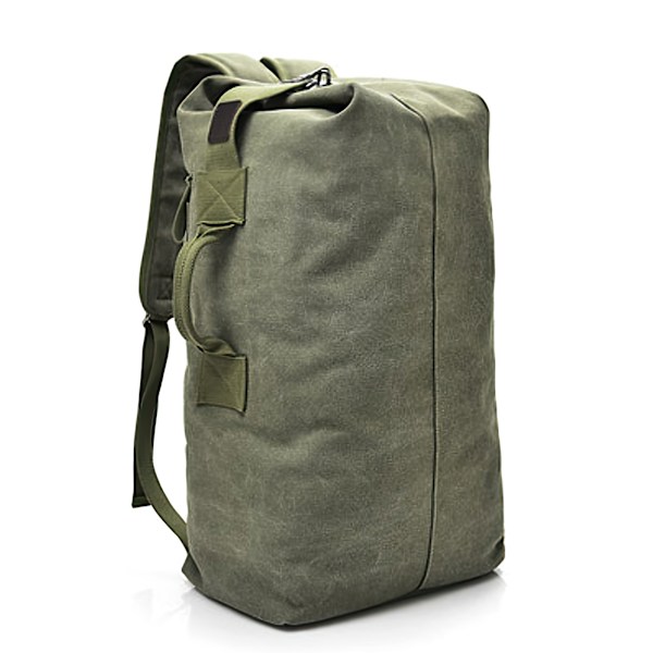 Militærinspirert Stor Ryggsekk med Høy Resistens - Perfekt som Håndbagasje 45x20x26 for Flyet takket være Tilpasningen Marrón