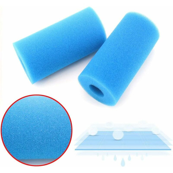 Intex Type A gjenbrukbare og vaskbare bassengskumfiltre Pakke med 2