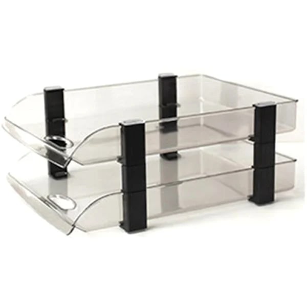File Holder Layered Information File Tray Storage Classification Layered Desktop Storage Box B