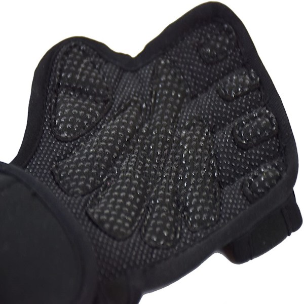 Viktlyftarhandskar Gym Fitness Träning, Halkskydd Vadderat Full Handflateskydd, Ultraventilerade, Kroppsbyggning Styrketräning (L)