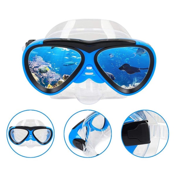 Sett, Anti-dimma for barn Scuba Goggles med Snorkel