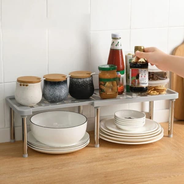 Foldable Kitchen Shelf Multifunctional Storage Spice Rack