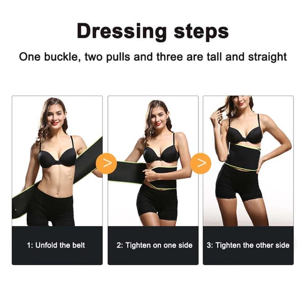 Elastic Back Support and Comfort Belt, Ideal Workout Partner for a Slimmer Figure
