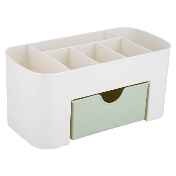 Multifunctional Green Home Office Desk Organizer Storage Box Pen Holder Makeup Storage