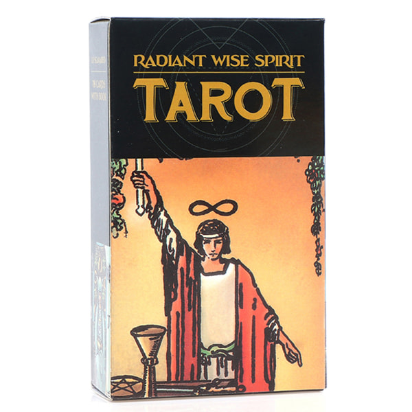 Str?lande vis ande Tarotkort Engelska br?dspel Divination sid Multicolor onesize