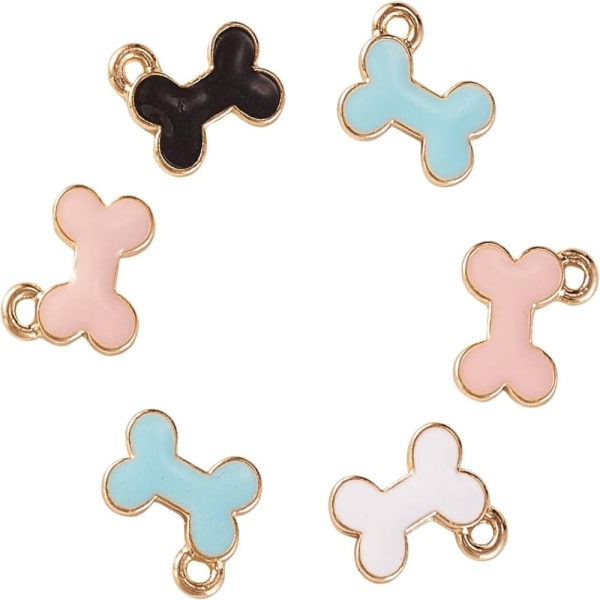 Charms Hundep kæledyr Charms Emalj Hund