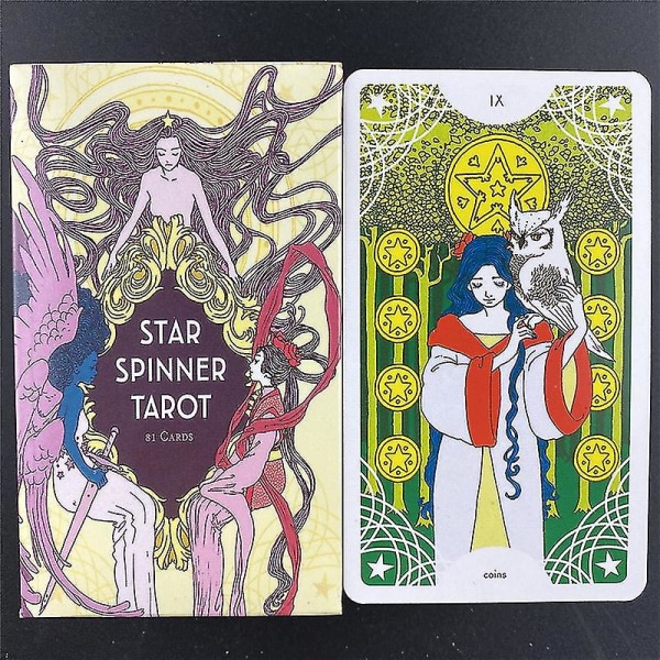 Star Spinner Tarot Engelsk versjon Bordslek Tarot Oracle Kort Kul Spela Spådom Öde Brädspel Pdf Guidebok44st Ts61 zdq