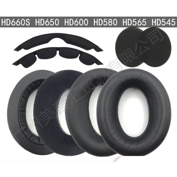 Øreputer / Hodebåndsputer for Sennheiser HD660S 650 600 545 565 580 lambskin öronkudde