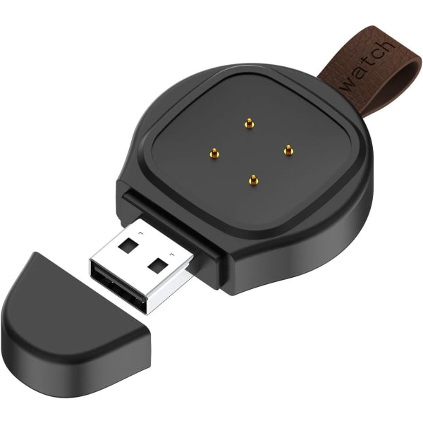 Bærbar trådløs barbar magnetisk USB-laddarbas smartklokke svart