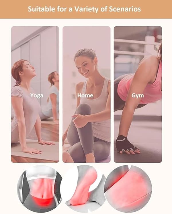 par - Strømper - Til yogastang, pilates, dans - Skridsikre bomuldsstrømper