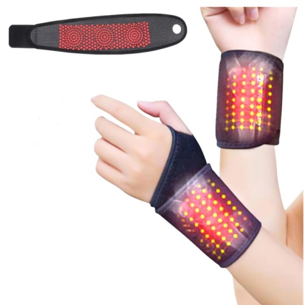 Självuppvärmande handtag band magnetiskt terapi stöd bygel omslag uppvärmd hand värmare kompression smärta lindring armband zdq