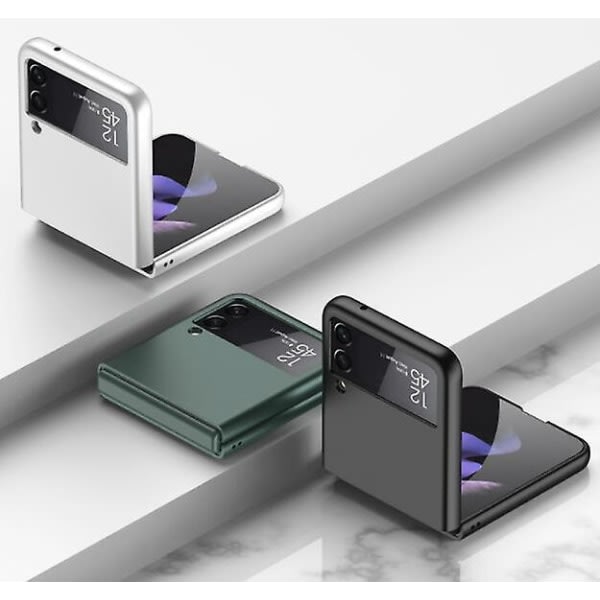 Phone case För Phone case För Samsung Galaxy Z Flip 3 5g Pc Phone case/flerfärgat Matt Phone case Mörkgrön ingen