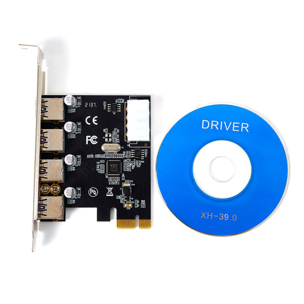 CDQ USB 3.0 PCI-E -laajennuskortti PCI Express USB 3.0 HUB -sovitin